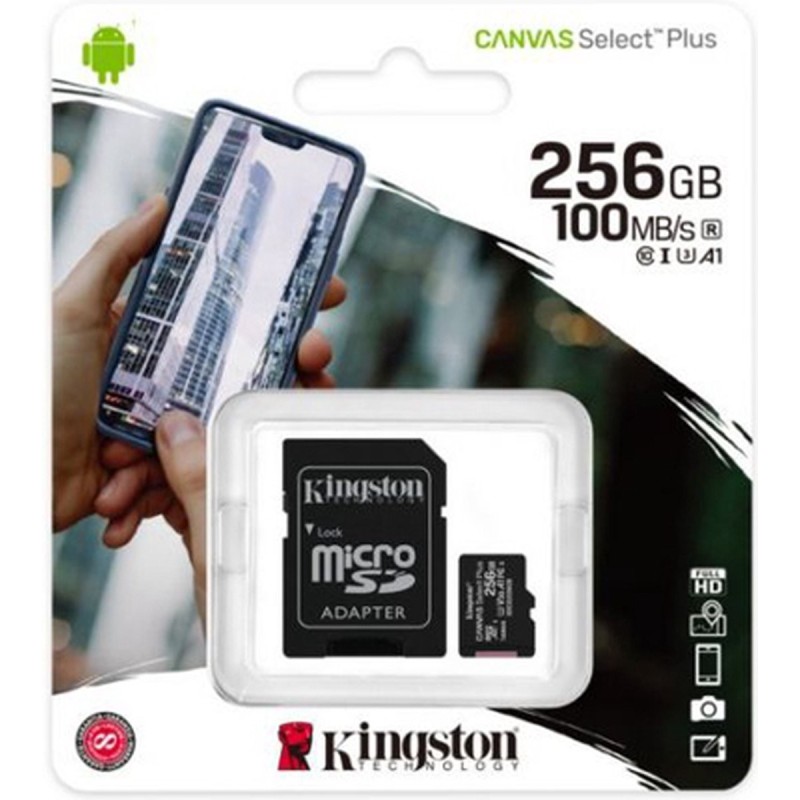 Kingston Canvas Select Plus microSDXC 256GB 100MB/s Kingston Canvas Select Plus microSDXC 256GB 100MB/s