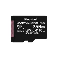 Kingston Canvas Select Plus microSDXC 256GB 100MB/s - Hurtig, Pålidelig og Stor Lagring til Dine Behov!