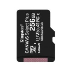 Kingston Canvas Select Plus microSDXC 256GB 100MB/s - Hurtig, Pålidelig og Stor Lagring til Dine Behov!