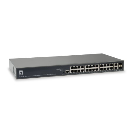 LevelOne 26-Port L3 Lite Mgd PoE Switch