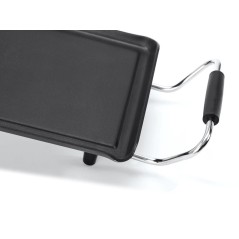 FRITEL Starter TY 1897 XXL Teppanyaki-grill 1800W – Perfekt til Ude- og Indendørs Grilfest i Sølv/Sort!