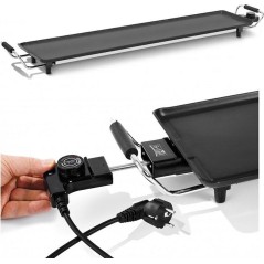 FRITEL Starter TY 1897 XXL Teppanyaki-grill 1800W – Perfekt til Ude- og Indendørs Grilfest i Sølv/Sort!
