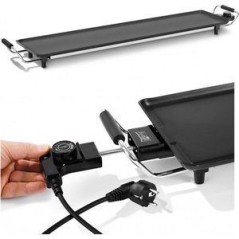 FRITEL Starter TY 1897 XXL Teppanyaki-grill 1800W – Perfekt til Ude- og Indendørs Grilfest i Sølv/Sort!