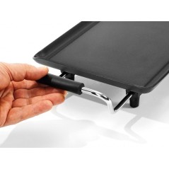 FRITEL Starter TY 1897 XXL Teppanyaki-grill 1800W – Perfekt til Ude- og Indendørs Grilfest i Sølv/Sort!