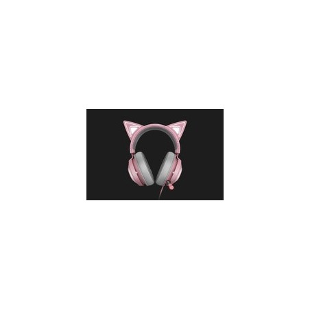 Razer Kraken Kitty Kabling Headset Pink - Giv dit gameplay farve med stil og komfort!