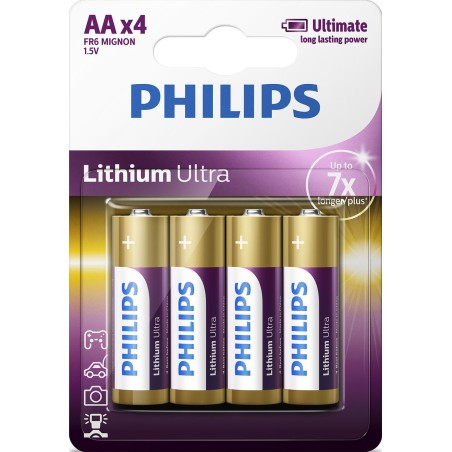 Philips Lithium Ultra AA 4-blister