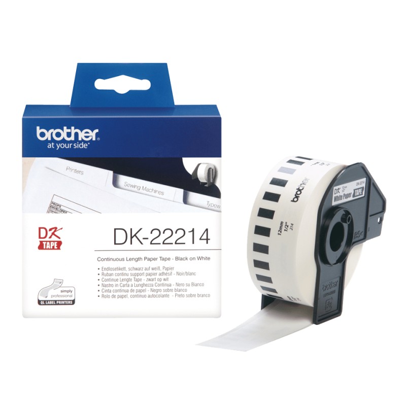 Brother DK22214 CONTINUOUS PAPER TAPE Brother DK22214 CONTINUOUS PAPER TAPE