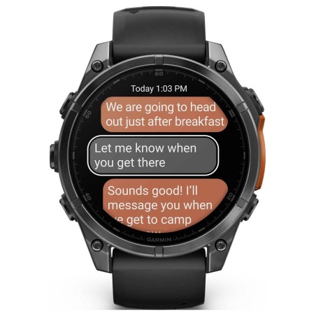 Garmin Fenix 8 47 mm Sort Sportsur - Den Ultimative Smartwatch til Eventyr og Træning