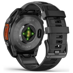 Garmin Fenix 8 47 mm Sort Sportsur - Den Ultimative Smartwatch til Eventyr og Træning