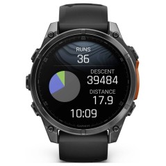 Garmin Fenix 8 47 mm Sort Sportsur - Den Ultimative Smartwatch til Eventyr og Træning