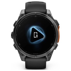 Garmin Fenix 8 47 mm Sort Sportsur - Den Ultimative Smartwatch til Eventyr og Træning