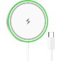 Apple MagSafe-compatible Magnetic Charger 15W with LED – iPhone & AirPods Apple MagSafe-compatible Magnetic Charger 15W with LED – iPhone & AirPods