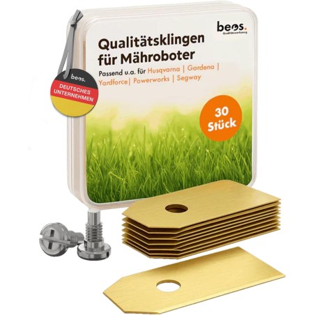 BEOS 30x reserveknive til Husqvarna, Gardena, Segway Navimow & Yard Force