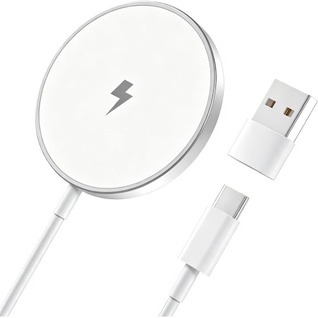 Apple MagSafe-kompatibel Trådløs Induktionsoplader 15W til iPhone 17-12 & AirPods