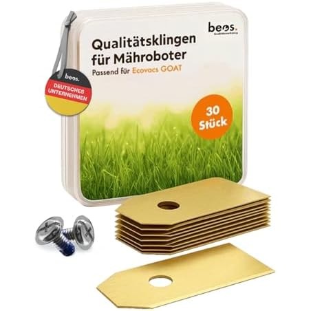 BEOS 30x udskiftningskniv til ECOVACS robotplaeneklipper