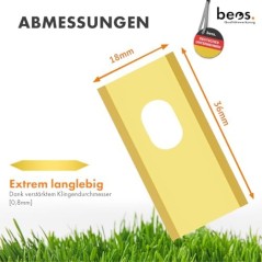 BEOS 30x udskiftningskniv til Dreame & Mova robotplaeneklipper