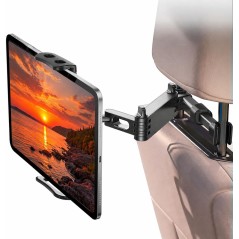 Biltabletholder til nakkestøtte – 360° justerbar til iPad/Switch/telefon 4"-10,6"