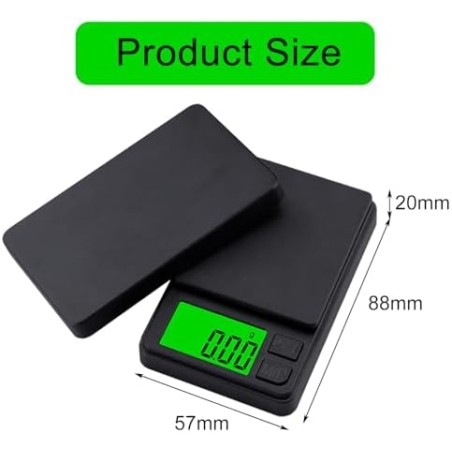 GeekerChip Digital Pocket Scale 1000g/0.01g – Multifunction Kitchen & Jewelry Scale with LCD