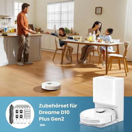 Dreame D10 Plus Gen 2 18-delt tilbehørssæt – kompatibelt tilbehør