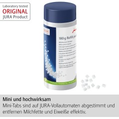 JURA Original mælkesystemrenser mini tabs 180g genopfyldning (24212)