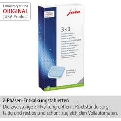 JURA Original Descaling Tablets 3 Treatments Coffee Machine (61848)