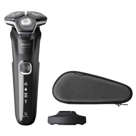 Philips SHAVER Series 5000 S589835 - Elektrisk Wet & Dry Shaver med SteelPrecision Blade i Rustfrit Stål - Professionel Pleje ti