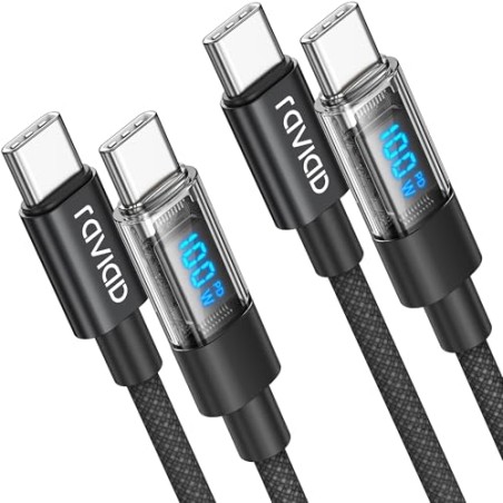 RAVIAD USB-C Kabel 2-pak – 60W hurtigopladning