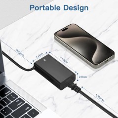 Dell USB-C Laptopoplader 65W – kompatibelt tilbehør