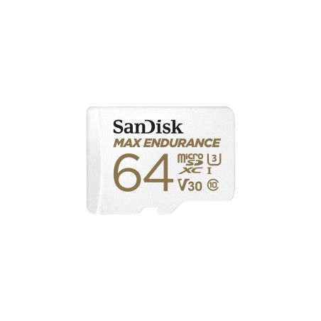 SanDisk Max Endurance microSDXC 64GB - Robust, hurtig og pålidelig lagring med 100MB/s hastighed!