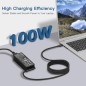 FEWRJG Universal USB-C Laptopoplader 100W FEWRJG Universal USB-C Laptopoplader 100W