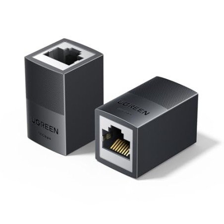 UGREEN RJ45 Kobling LAN Forlænger 2-pak – 10 Gbit/s PoE