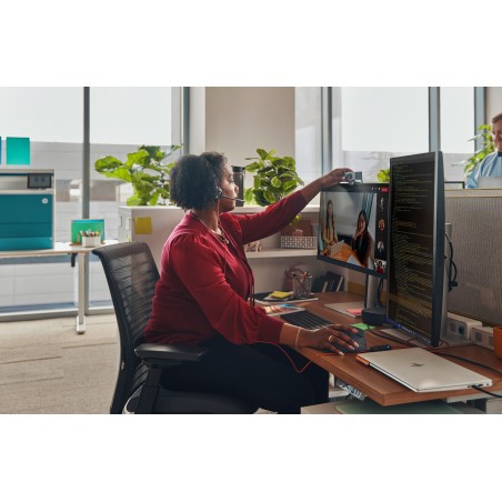 HP Poly Blackwire 3325 Kablet Høretelefoner - Komfortable, Stilfulde og Optimal Lydkvalitet i Sort