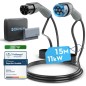 Bokman Type 2 EV Charging Cable 11kW 15m | Mode 3, 16A, 3-Phase with Carry Bag