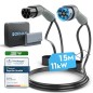 Bokman Type 2 EV Charging Cable 11kW 15m | Mode 3, 16A, 3-Phase with Carry Bag