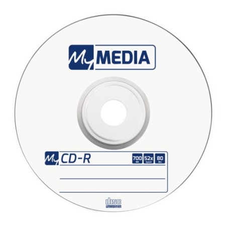 "Kvalitets MyMedia 50x CD-R 700MB - Perfekt til Lagring og Sikkerhed | Varenummer: 0023942692010"