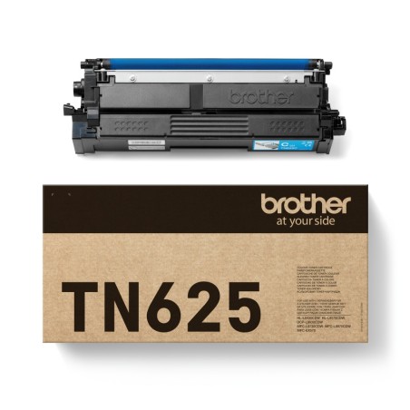 Brother TN-625C Cyan - Kvalitets toner med skarp farve og langholdbarhed - Varenummer: 4977766843522