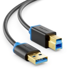 KabelDirekt USB-C Cable 1.5m, 240W, 20 Gbps, 4K, white