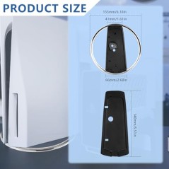PS5 lodret stander til PS5/Slim/Pro – kompatibelt tilbehør