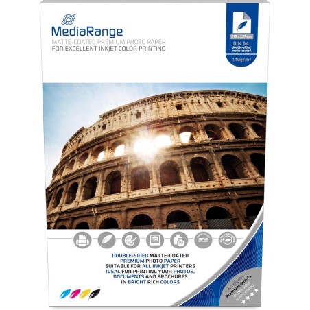 MediaRange Fotopapir A4 (210 x 297 mm) 100ark MRINK111