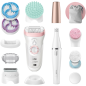 Braun Silk-épil Beauty Set 9 9/995 BS Epilator Pink Hvid