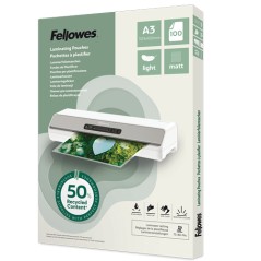 Fellowes Laminator Pouch 100 Pc(S) - A3 Matt, 100 stk