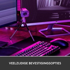 Logitech StreamCam 1920 x 1080 Webkamera Fortrådet - Professionel Video Kvalitet til Streaming og Optagelse