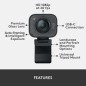 Logitech StreamCam 1920 x 1080 Live streaming-kamera