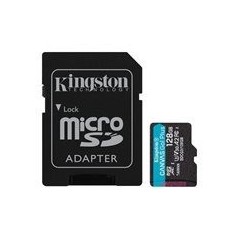 "Kingston Canvas Go! Plus microSDXC 128GB - Hurtig 170MB/s Lagermulighed til Dine Behov"