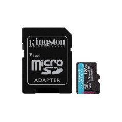 "Kingston Canvas Go! Plus microSDXC 128GB - Hurtig 170MB/s Lagermulighed til Dine Behov"