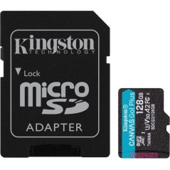 "Kingston Canvas Go! Plus microSDXC 128GB - Hurtig 170MB/s Lagermulighed til Dine Behov"