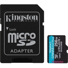 Køb Kingston microSDXC 256GB 170MB/s - Hurtig, Pålidelig og Plads til Alt!