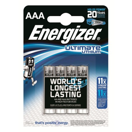 Energizer 1x4 Ultimate Lithium Batterier - Lang Holdbarhed og Høj Ydeevne - Varenr. 639171