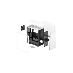 DeepCool CH510 WH Tower Udvidet ATX Hvid