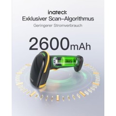 Inateck BCST-23 Trådløs Stregkodescanner 3-i-1